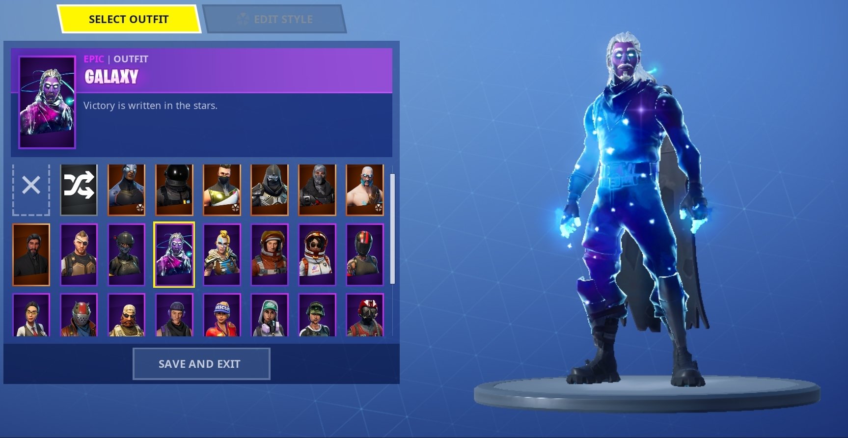 Selling Fortnite Account Galaxy Skin S3 5 Battle Pass Skins 2250 V - img